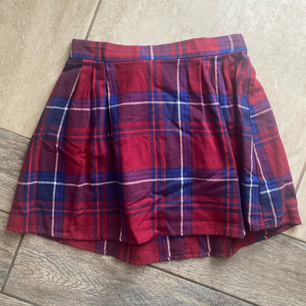 Old Navy Plaid Mini Skirt